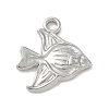 Marine Animal Style 304 Stainless Steel Pendants STAS-K267-23C-P-1
