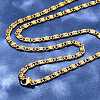 304 Stainless Steel Lumachina Chain Necklaces NJEW-P226-08G-01-1
