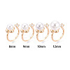 Windmill Brass Micro Pave Clear Cubic Zirconia Cuff Ring Settings KK-T076-36-4