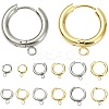 16Pcs 201 Stainless Steel Huggie Hoop Earring Findings STAS-FS0002-27B-2