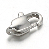 Non-Tarnish 304 Stainless Steel Lobster Claw Clasps X-STAS-F094-05A-P-1