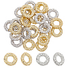 28Pcs 2 Colors Eco-friendly Rack Plating Alloy Linking Rings FIND-GL0001-66-1