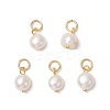 Natural Cultured Freshwater Pearl Potato Charms PALLOY-JF03920-02-1