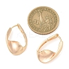 Rack Plating Brass Clear Cubic Zirconia Hoop Earrings EJEW-M090-01G-03-5