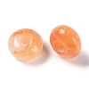 Two Tone Resin European Beads X-RESI-F055-09-3