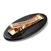 Oval with Word Love Resin Alligator Hair Clips PHAR-D015-01F-2