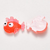 Translucent Frosted Resin Cabochons X-CRES-N022-14-2