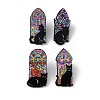 Flower & Cat Enamel Pins JEWB-Z048-06EB-1