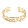 304 Stainless Steel Cuff Bangles for Women BJEW-K263-05G-11-2