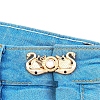 Alloy White Resin Jean Buttons Pins BUTT-PW0001-05I-1