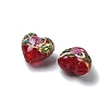 Handmade Gold Foil Glass Beads LAMP-K039-43-3
