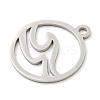 Non-Tarnish 304 Stainless Steel Pendants STAS-B056-26P-01-2