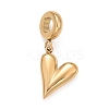 304 Stainless Steel European Dangle Charms X-STAS-I194-16G-2