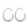 304 Stainless Steel Teardrop Dangle Earrings EJEW-S272-05P-4