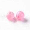 Opaque Acrylic Beads X-MACR-S370-C10mm-A01-2