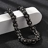 304 Stainless Steel Link Chain Bracelets for Women Men BJEW-A031-04C-AS-4