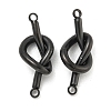 304 Stainless Steel Knot Links Connector Charms STAS-K290-02EB-1