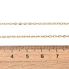 Rack Plating Brass Cable Chain Necklaces for Women NJEW-M048-01G-5