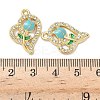 Alloy Enamel & Rhinestone Pendants FIND-C074-20KCG-4
