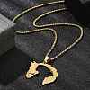 201 Stainless Steel Pendant Necklaces for Women LS-NJEW-U021-07G-3