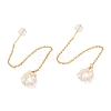 Sterling Silver Studs Earrings EJEW-K273-04B-G-1