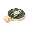 Rack Plating Brass Enamel Pendants KK-B065-03G-02-3