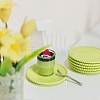 Spray Printed Alloy Plates Miniature Ornaments PW-WG8112A-03-2