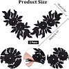 Polyester Embroidered Floral Lace Collar DIY-WH0326-47B-3