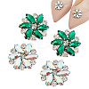 4Pcs 2 Colors Iron Shoe Buckle Clips FIND-AR0004-49-1