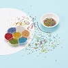 7 Colors Glass Round Seed Beads SEED-YW0001-24A-01-8