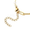 304 Stainless Steel Paperclip Chain Bracelet Making AJEW-JB01434-01-3
