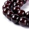 Round Natural Garnet Beads Strands X-G-D751-10mm-3