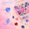 120Pcs 15 Colors Electroplate Transparent Glass Beads GLAA-CJ0001-77-2