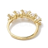 Round Natural Pearl Adjustable Rings RJEW-P113-04G-3