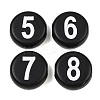 Opaque Acrylic European Beads AC-CBA1794-02-1