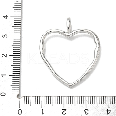 Valentine's Day Brass Pendants KK-E796-10P-1