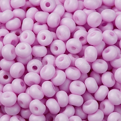 Baking Paint Glass Seed Beads SEED-C003-02C-1