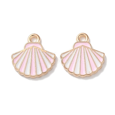 Alloy Enamel Pendants ENAM-O001-02C-G-1