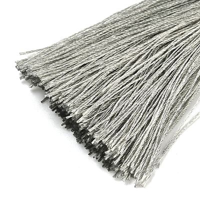Nylon Tassel Big Pendants AJEW-P044-20-1