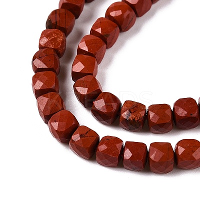 Natural Red Jasper Beads Strands G-N342-130-1