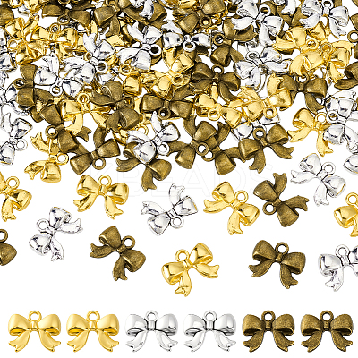 72Pcs 3 Colors Tibetan Style Zinc Alloy Pendants FIND-GA0007-31-1