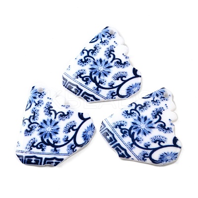 Printed Resin Pendants FIND-U031-12C-1