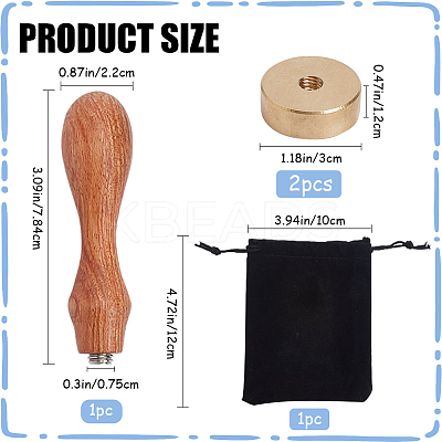 DIY Wax Seal Stamp Sets DIY-CP0010-27B-1