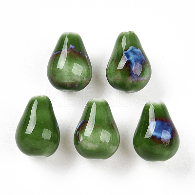 Handmade Porcelain Beads PORC-N008-05D-1