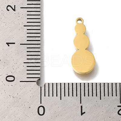 Ion Plating(IP) 304 Stainless Steel Manual Polishing Charms STAS-M059-04G-02-1