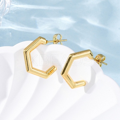304 Stainless Steel Stud Earrings for Women EJEW-L296-033G-01-1