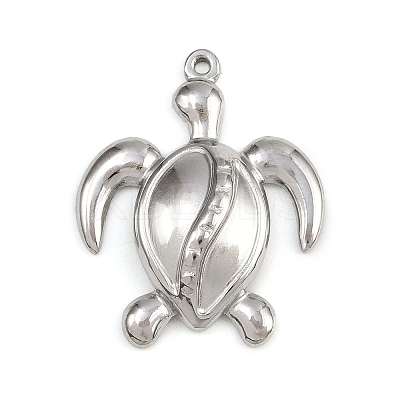 304 Stainless Steel Pendants STAS-C140-03B-P-1
