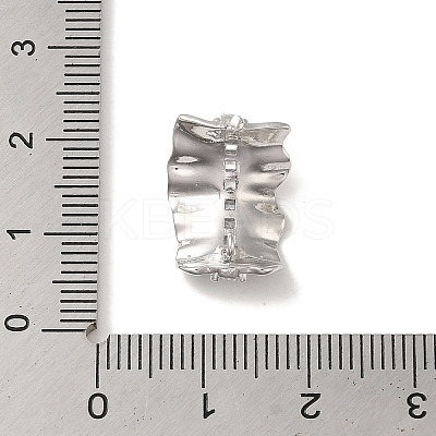 Brass Micro Pave Cubic Zirconia Studs Earring Findings LS-KK-K371-25P-1