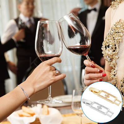 8Pcs 2 Colors Rectangle with Cross Rack Plating Brass Micro Pave Clear Cubic Zirconia Watch Band Clasps ZIRC-PH0001-48-1