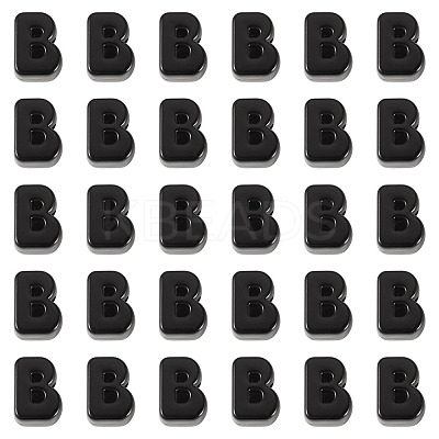 Acrylic European Beads OACR-TAC0013-14B-1